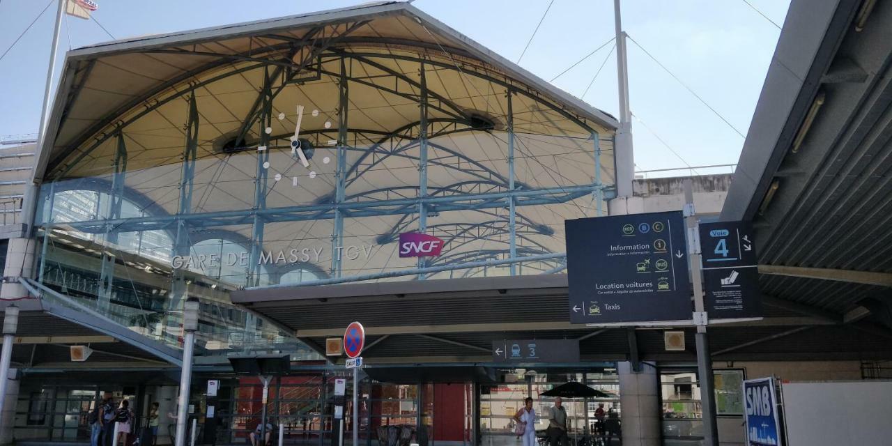 Апартаменти Les Cles Du Bonheur By Beds4Wanderlust, 47M2 Avec Terrasse Privative & Parking-Rer B Tgv 10Min-Orly 20Min Массі Екстер'єр фото